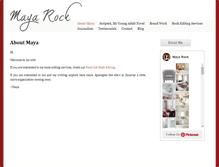 Tablet Screenshot of maya-rock.com